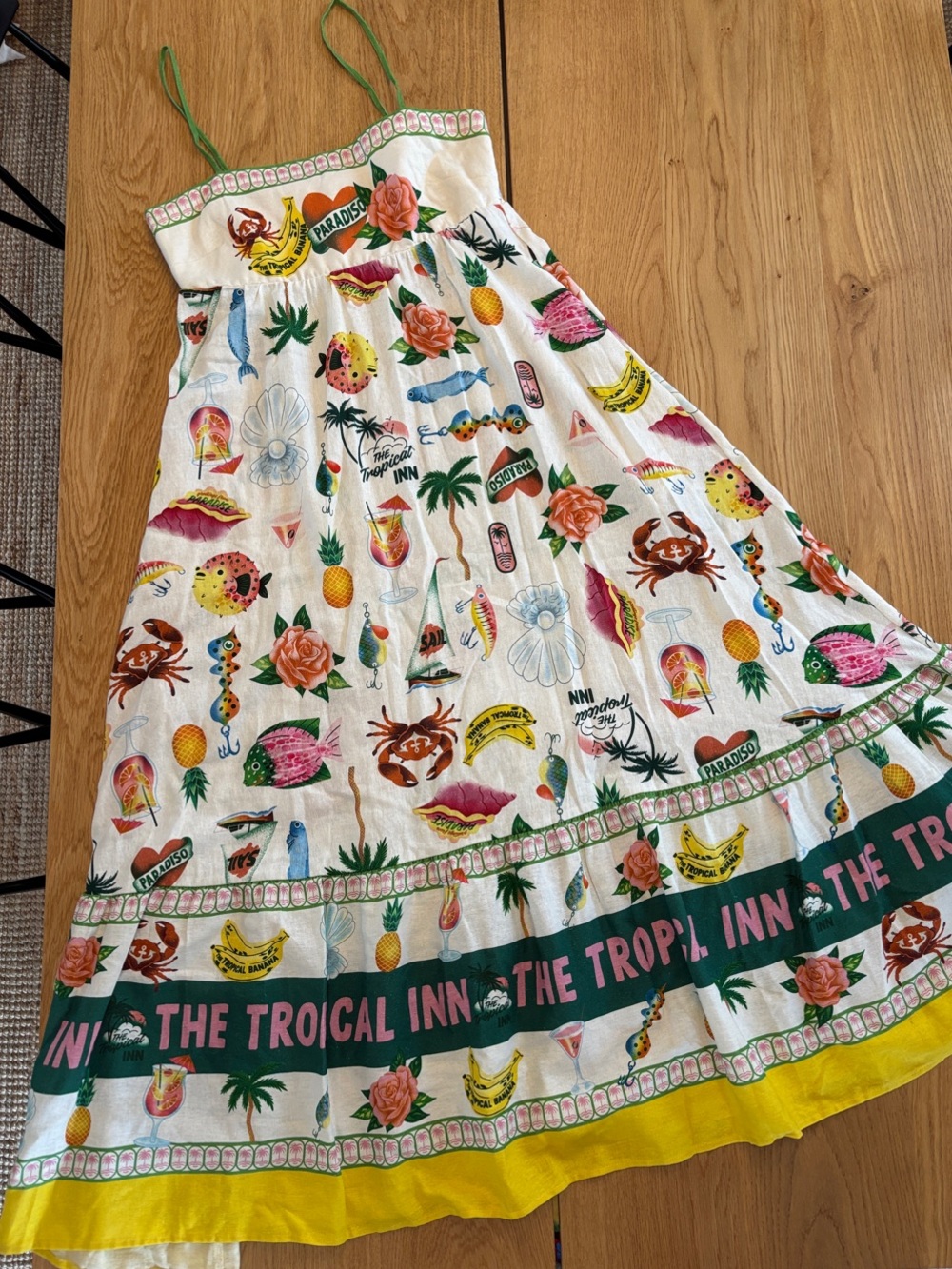 Tropical Print Sundress
